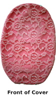 Pink ostomy cover front